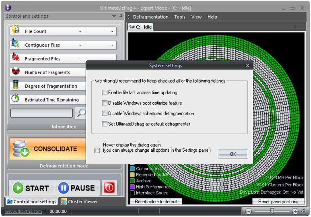 DiskTrix UltimateDefrag Crack