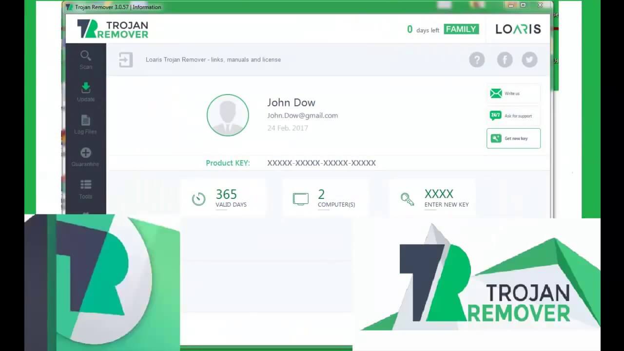 Loaris Trojan Remover License Key