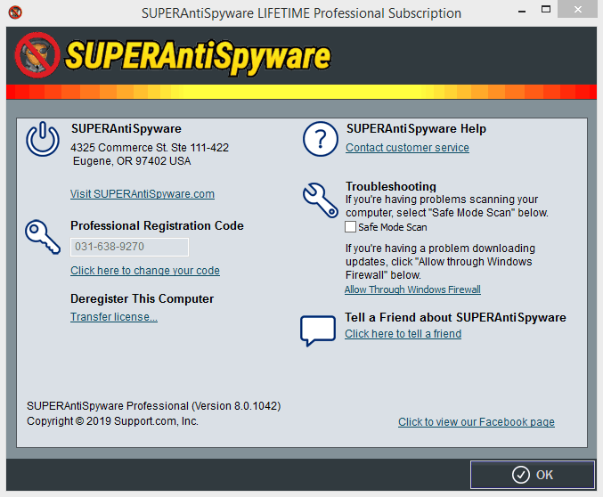 SUPERAntiSpyware Pro License Key