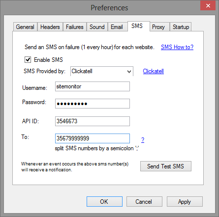 SiteMonitor Key