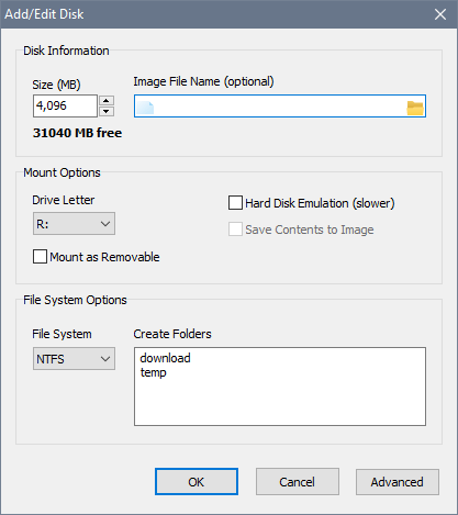 SoftPerfect RAM Disk Crack