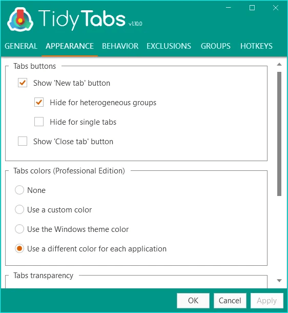 TidyTabs Crack