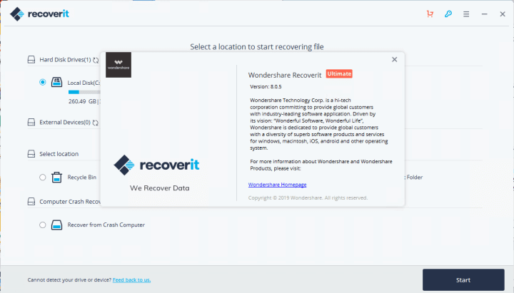 Wondershare Recoverit Crack