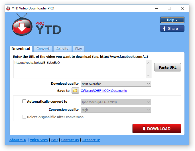 YTD Video Downloader Crack