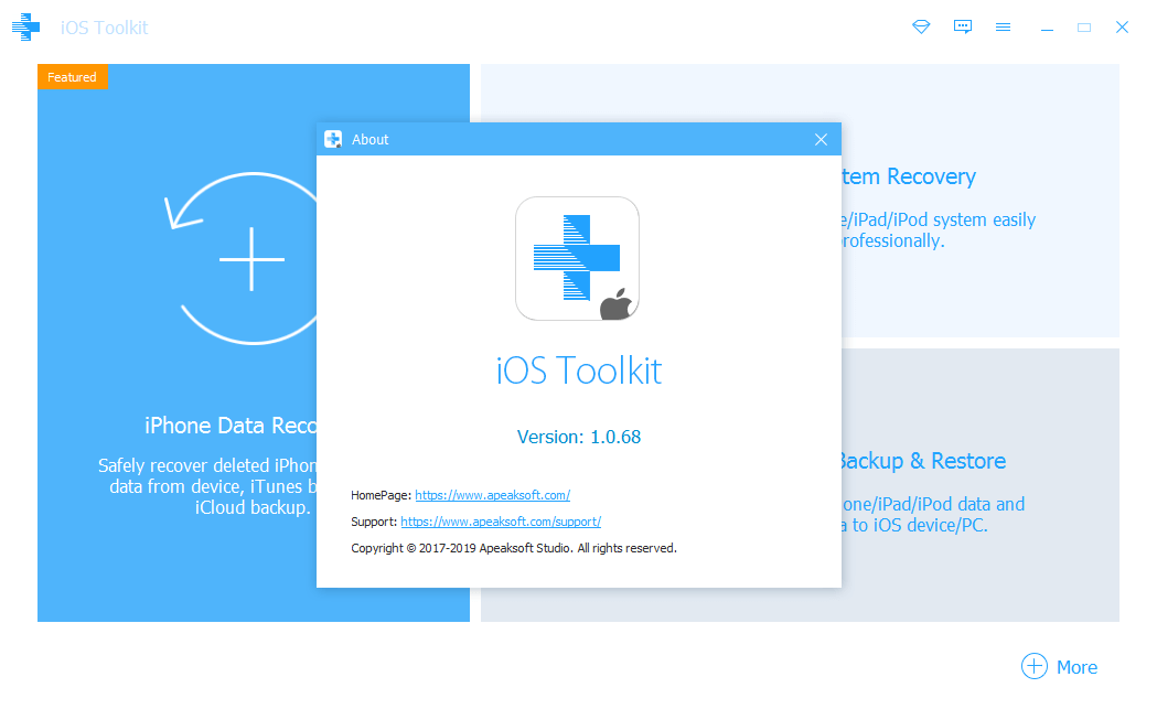 Apeaksoft iOS Toolkit Patch