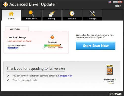 SysTweak Advanced Driver Updater Crack