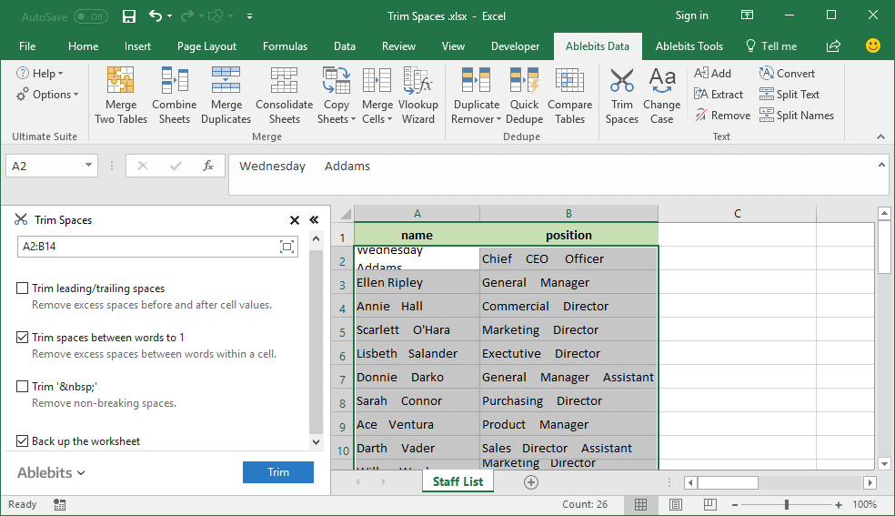 AbleBits Ultimate Suite for Excel Crack