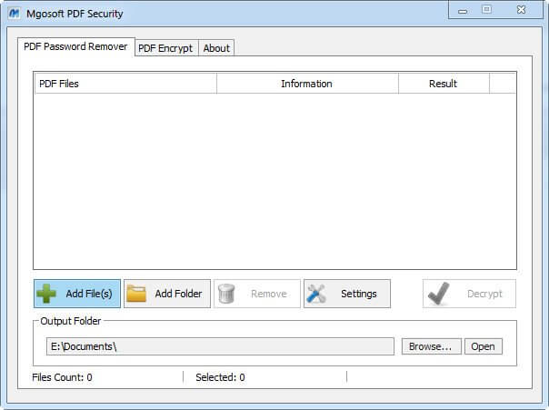 Mgosoft PDF Password Remover Crack