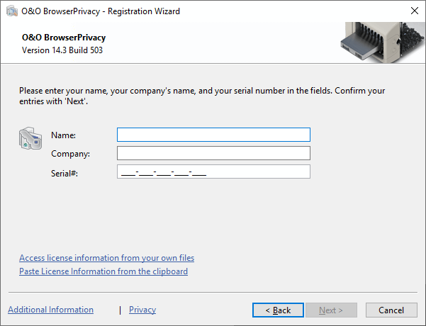 O&O BrowserPrivacy License Key