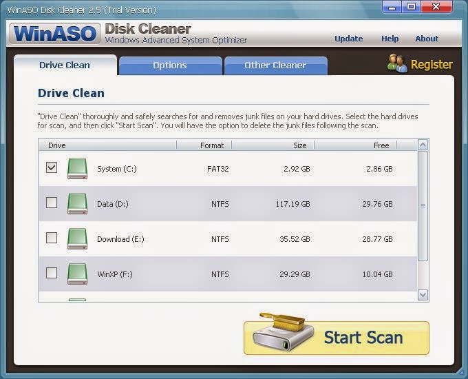 WinASO Disk Cleaner Crack