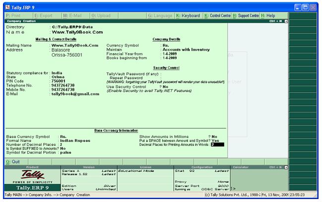 Tally ERP 9 Crack - Cracklink.info