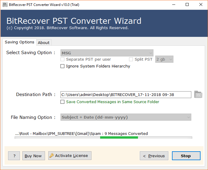 BitRecover PST Converter Wizard Crack - Cracklink.info