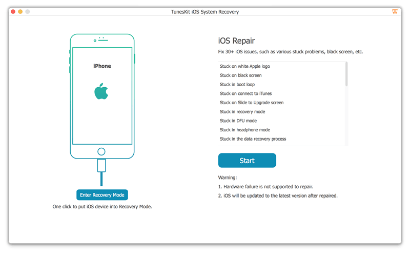 TunesKit iOS System Recovery Crack - Cracklink.info